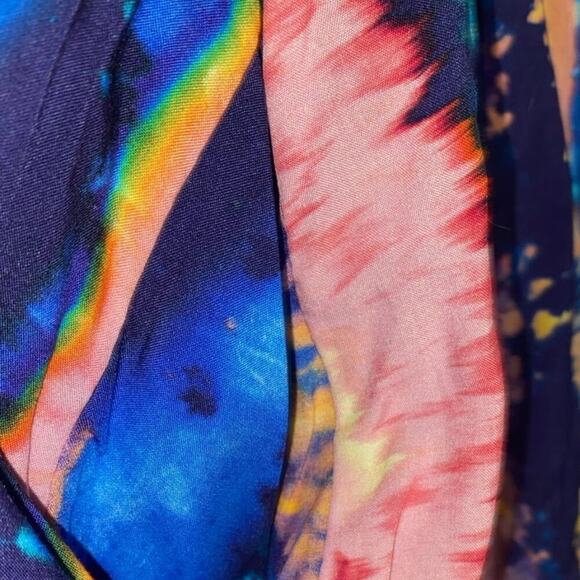 Tie-Dye Print Dress by Happy Look - Picture 4 of 9